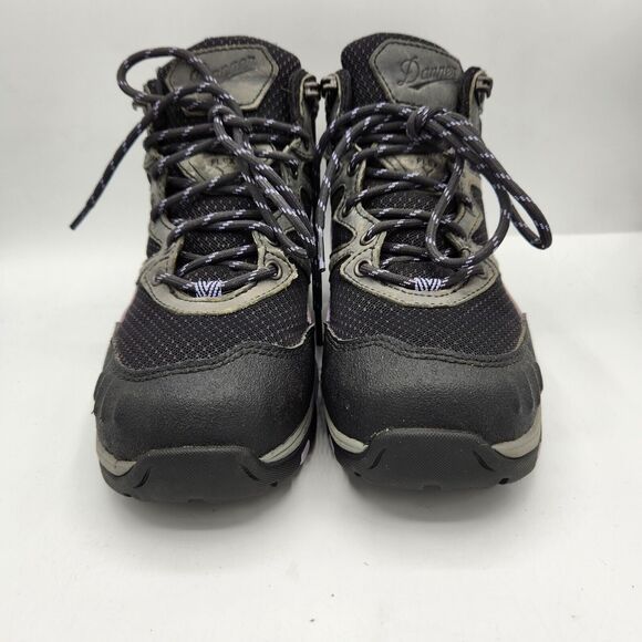 Danner Womens Size 7 Springfield Boot Gray Lavender Black Waterproof Nubuck Mesh - Picture 5 of 15